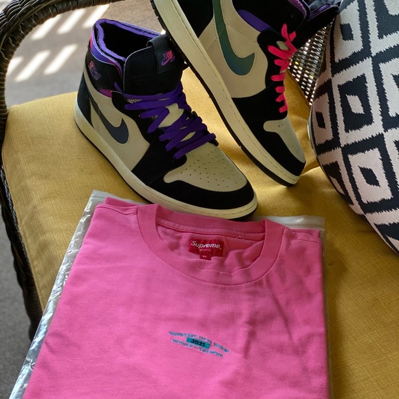 Supreme World Famous SS embroidered Bright Pink XL - Picture 3 of 16